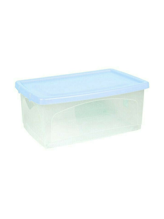 Viomes Kunststoff Aufbewahrungsbox mit Deckel Transparent 59x40x30cm 1Stück