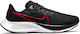 Nike Air Zoom Pegasus 38 Ανδρικά Αθλητικά Παπούτσια Running Black / Dark Smoke Grey / particle Grey / Light Crimson