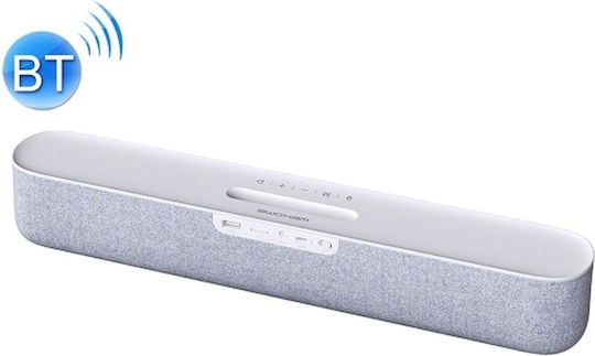 WK D21 Ηχείο Bluetooth με Ραδιόφωνο και Διάρκεια Μπαταρίας έως 10 ώρες Λευκό
