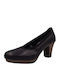 Leder Pumps Marineblau