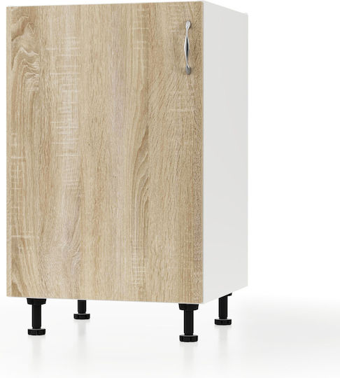 Подов шкаф Modest 50x48x82см Λευκό - Sonoma