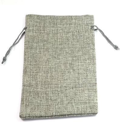 Pouch packing burlap 180x130mm/50 pcs Grey