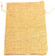 Pouch packing burlap 140x100mm/50 pcs Gold