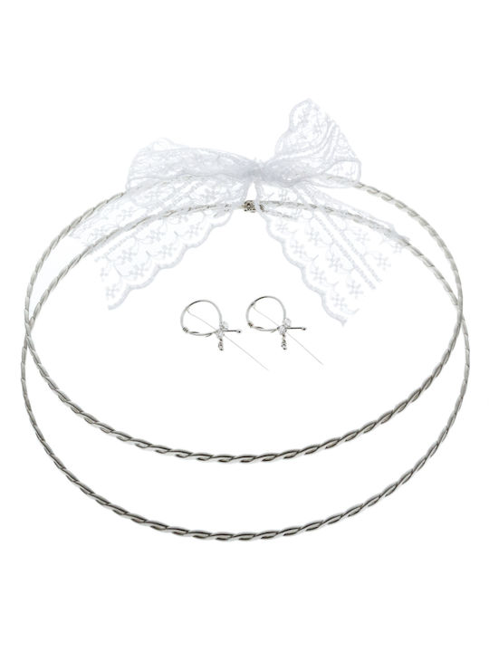 Handmade Wedding Crowns Silver (443 E)