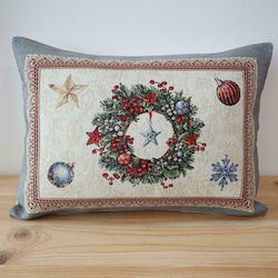 Dimeco Christmas Decorative Rectangular Pillowcase Gray 30x50pcs