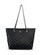 Hunter Leder Damen Tasche Shopper Schulter Schwarz