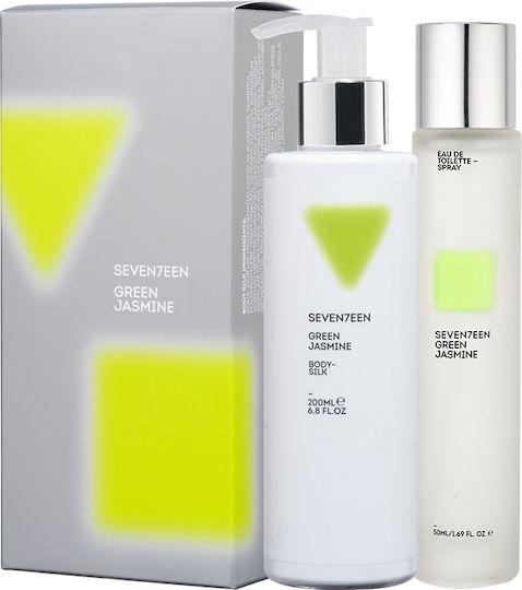 Seventeen Set De Parfumuri Pentru Femei Green Jasmine Cu Loțiune De Corp