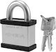 Cisa Steel Padlock Brass with Key 55mm 1pcs