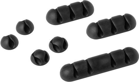 Durable Cavoline Clip Mix Kabelclips-Organizer 7Stück Schwarz