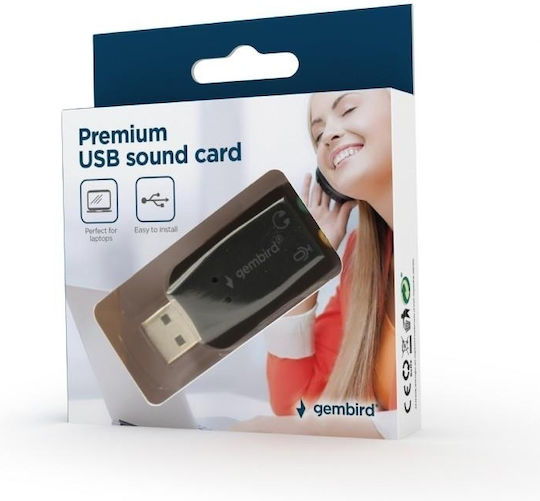 Gembird Virtus Plus Εξωτερική USB Κάρτα Ήχου