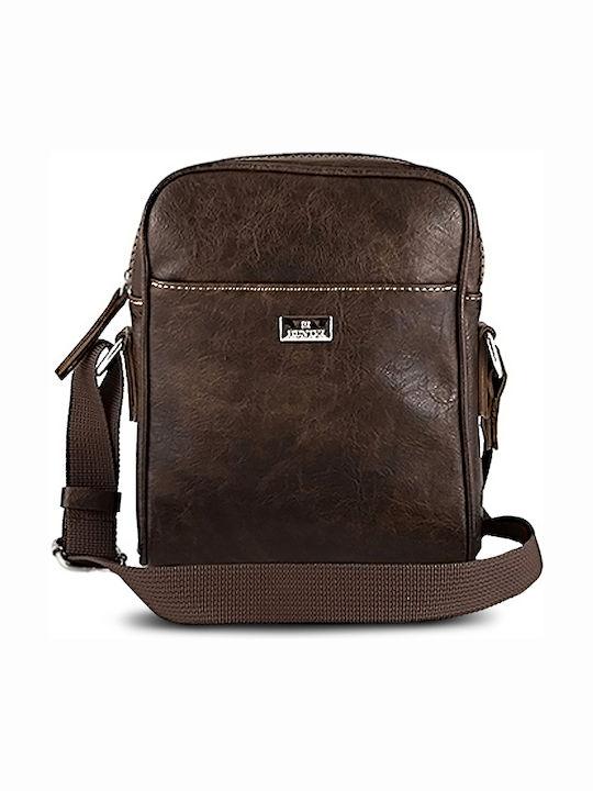 Hunter Herren Schulter Crossbody Tasche Braun