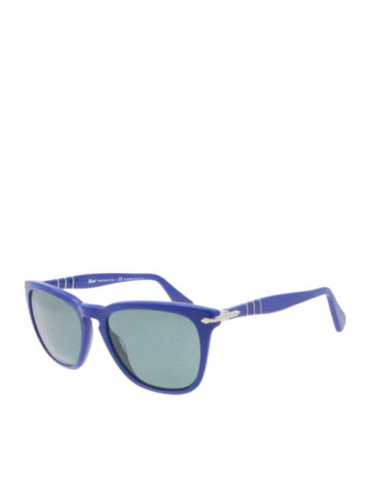 Persol Unisex Γυαλιά Ηλίου με Μπλε Κοκκάλινο Σκελετό και Μπλε Polarized Φακό PO3024S 958/4N