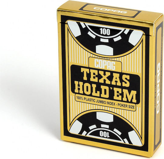 Cartamundi Texas Hold'Em Τράπουλα Πλαστικοποιημένη για Poker Μπλε