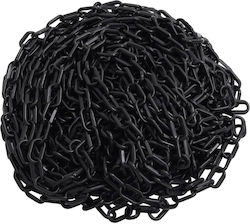 vidaXL Plastic Traffic Chain Black L100m