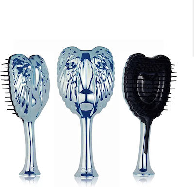 Tangle Angel Pro Blue Chrome Brush Hair for Detangling