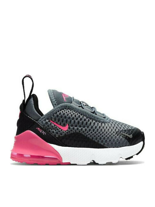 Nike Air Max 270 Παιδικά Sneakers Slip-on Μαύρα