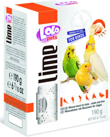 Lolo Pets Calcium Mineral Block for Songbirds 40gr