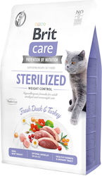 Brit Sterilized Weight Control Dry Food for Adult Cats with Poultry / Chicken 2kg