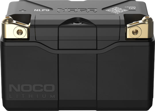 Noco Lithium Motorradbatterie YTX7A-BS / YTX9-BS 400A mit Gewicht 3Ah und 38Wh