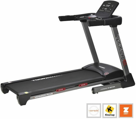 Toorx Voyager Plus App Ready 3hp Ηλεκτρικός Αναδιπλούμενος Διάδρομος Γυμναστικής για Χρήστη έως 120kg