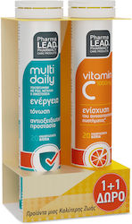 Pharmalead Multi Daily & Vitamin C 1000mg Πολυβιταμίνη Πορτοκάλι Pharmalead Multi Daily & Vitamin C 1000mg Πολυβιταμίνη Πορτοκάλι