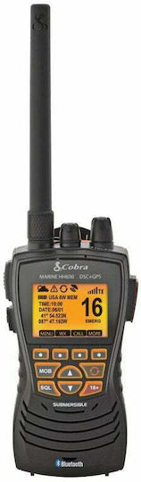 Cobra MR HH600 FLT GPS BTE Funkgerät VHF Marine 6W mit Monochromdisplay