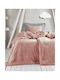 Rythmos Παιδικό Κουβερτοπάπλωμα Μονό Shabby Ροζ 160x220εκ.