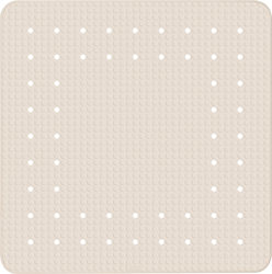 Wenko Mirasol Shower Mat with Suction Cups Beige 54x54cm