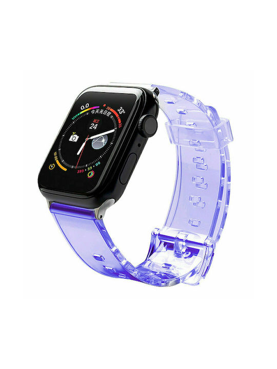 Hurtel Light Strap Silicone Purple (Apple Watch 42/44/45mm)