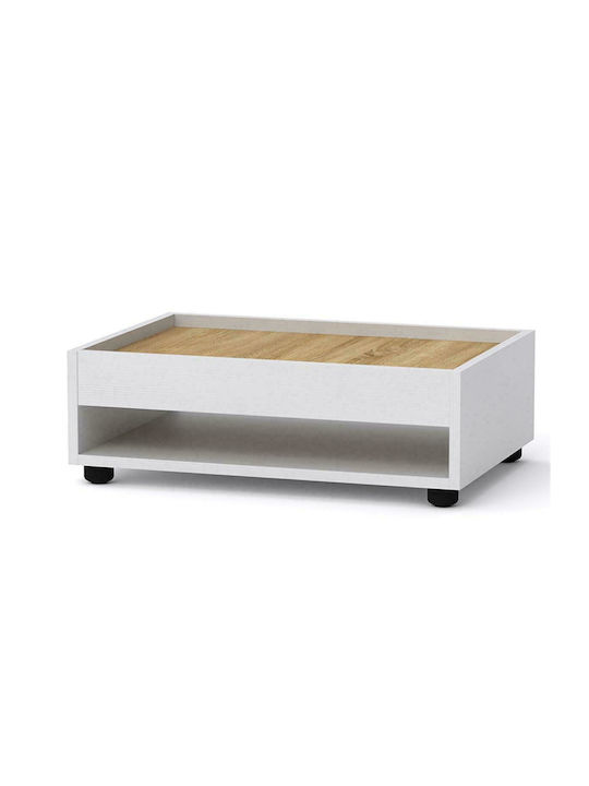 Willa Rectangular Wooden Coffee Table Sonoma L60xW42xH20cm