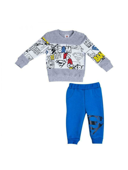 Warner Bros Kids Sweatpants Set Gray 2pcs