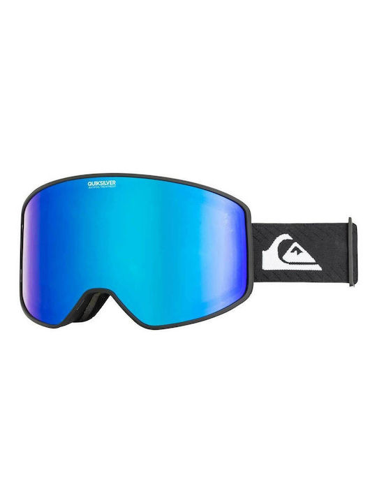 Quiksilver Storm Μάσκα Σκι & Snowboard Ενηλίκων με Μπλε Φακό Καθρέπτη