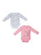 Warner Bros Bugs 2 Baby Bodysuit Underwear Set Long-Sleeved Pink 2pcs