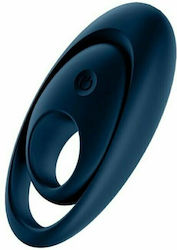 Satisfyer Glorious Duo Vibrating Cock Ring Schwanz Blue