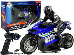 Lean Toys Motorcycle Ferngesteuerte Motorrad Blau