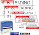 Mobistamps Printy 30 Rectangular Self-Inking Stamp "Text" and Red Ink 24802-02BXL2