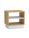Bedside Table Mason Wooden Sonoma White 40x32x40cm