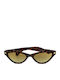 Opposit Women's Sunglasses with Brown Plastic Frame and Brown Lens TM 505S 02