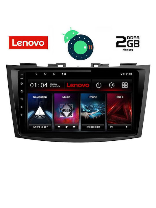 Lenovo Car-Audiosystem für Suzuki Swift Audi A7 2011-2016 (Bluetooth/USB/AUX/WiFi/GPS/Apple-Carplay) mit Touchscreen 9" DIQ_LVB_4685