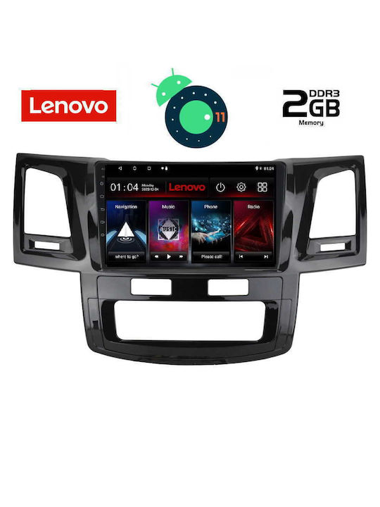 Lenovo Sistem Audio Auto pentru Toyota Hilux Audi A7 2005-2016 cu A/C (Bluetooth/USB/AUX/WiFi/GPS/Apple-Carplay/Partitură) cu Ecran Tactil 9" DIQ_LVB_4720