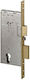 Cisa Recessed Lock with Center 50mm Gold