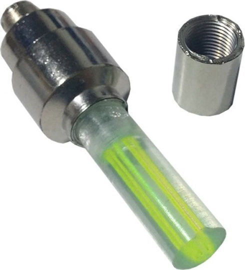 GloboStar Car Tire Valve Caps LED Valve Caps with 3xLR1130 Car Battery 2pcs Blister Orange Orange 2pcs