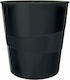 Leitz Wow Office Plastic Waste Bin 15lt Black