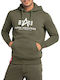 Sweatshirt with Hood Khaki