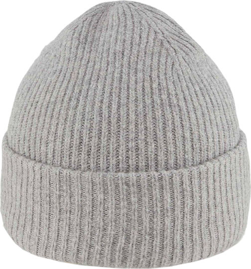 Шапка Женски Шапка с Ребреста Плетка Light Silver Grey Mélange