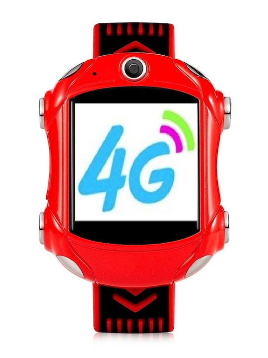 Wonlex Παιδικό Smartwatch 4G με GPS & Κάμερα Κόκκινο