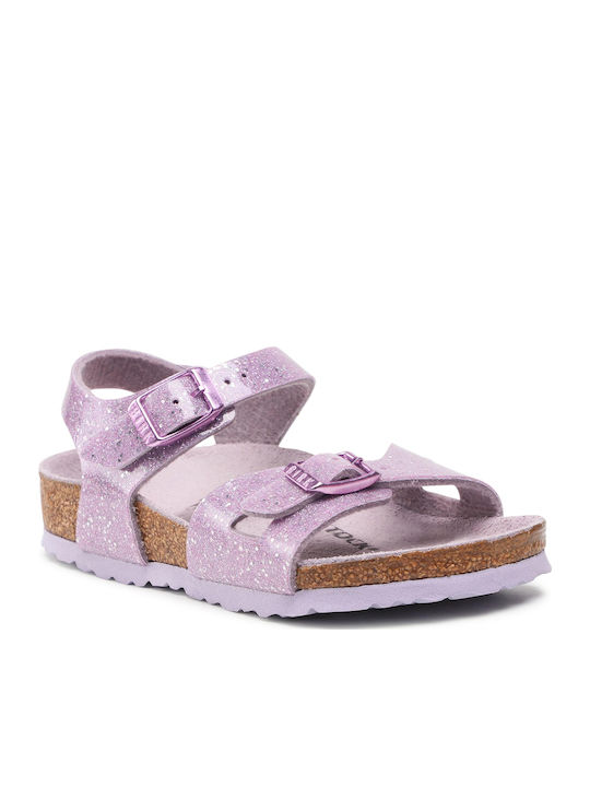 Birkenstock Παιδικά Πέδιλα Rio Ανατομικά Λιλά