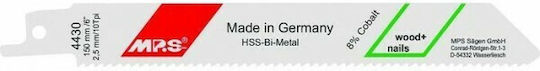 MP.S 4430-5 Blade HSS Bi-Metal for Metal and Wood 150mm 5pcs