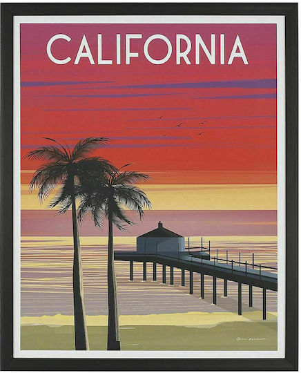 Iliadis Kalifornia auf Segeltuch 40x50 cm