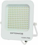 Optonica Στεγανός Προβολέας LED 100W Θερμό Λευκό 2700K IP65